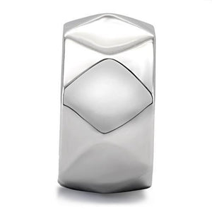 TK142 - Stainless Steel Ring High polished (no plating) Women No Stone No Stone