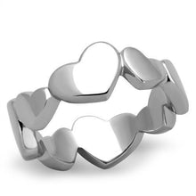 TK1433 - Stainless Steel Ring High polished (no plating) Women No Stone No Stone