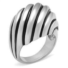 TK148 - Stainless Steel Ring High polished (no plating) Women No Stone No Stone
