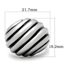 TK148 - Stainless Steel Ring High polished (no plating) Women No Stone No Stone