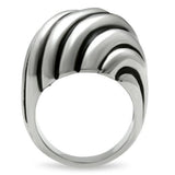 TK148 - Stainless Steel Ring High polished (no plating) Women No Stone No Stone