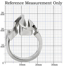 TK152 - Stainless Steel Ring High polished (no plating) Women No Stone No Stone