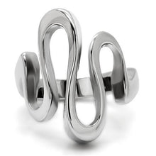 TK152 - Stainless Steel Ring High polished (no plating) Women No Stone No Stone
