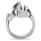 TK152 - Stainless Steel Ring High polished (no plating) Women No Stone No Stone