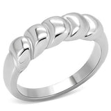 TK159 - Stainless Steel Ring High polished (no plating) Women No Stone No Stone