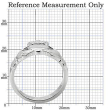 TK160 - Stainless Steel Ring High polished (no plating) Women No Stone No Stone