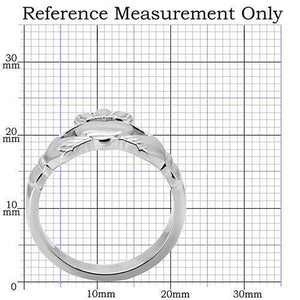 TK160 - Stainless Steel Ring High polished (no plating) Women No Stone No Stone