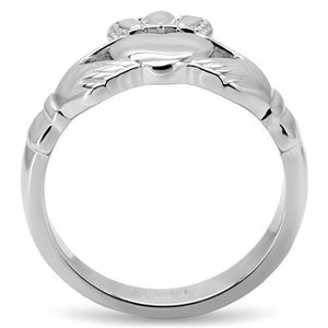 TK160 - Stainless Steel Ring High polished (no plating) Women No Stone No Stone