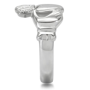 TK160 - Stainless Steel Ring High polished (no plating) Women No Stone No Stone