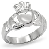 TK160 - Stainless Steel Ring High polished (no plating) Women No Stone No Stone