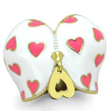 TK1622 - Stainless Steel Ring IP Gold(Ion Plating) Women Epoxy Multi Color