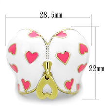 TK1622 - Stainless Steel Ring IP Gold(Ion Plating) Women Epoxy Multi Color