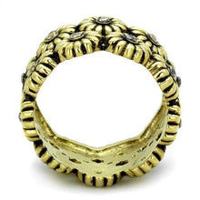 TK1626 - Stainless Steel Ring IP Gold(Ion Plating) Women AAA Grade CZ Clear