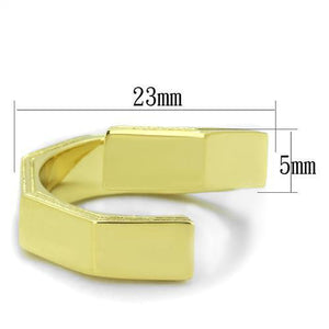 TK1629 - Stainless Steel Ring IP Gold(Ion Plating) Women No Stone No Stone