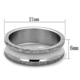 TK1666 - Stainless Steel Ring High polished (no plating) Women No Stone No Stone