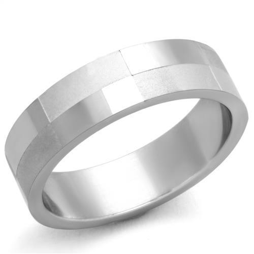 TK1667 - Stainless Steel Ring High polished (no plating) Unisex No Stone No Stone