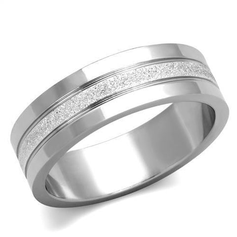 TK1668 - Stainless Steel Ring High polished (no plating) Women No Stone No Stone
