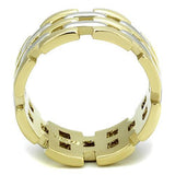 TK1705 - Stainless Steel Ring Two-Tone IP Gold (Ion Plating) Women No Stone No Stone