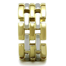 TK1705 - Stainless Steel Ring Two-Tone IP Gold (Ion Plating) Women No Stone No Stone