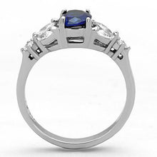 TK1764 - Stainless Steel Ring High polished (no plating) Women Synthetic Montana