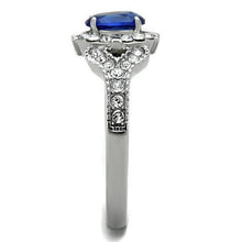 TK1765 - Stainless Steel Ring High polished (no plating) Women Synthetic Montana