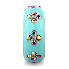 TK1768 - Stainless Steel Ring High polished (no plating) Women Top Grade Crystal Light Rose