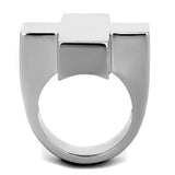 TK1827 - Stainless Steel Ring High polished (no plating) Women No Stone No Stone