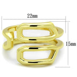 TK1884 - Stainless Steel Ring IP Gold(Ion Plating) Women No Stone No Stone