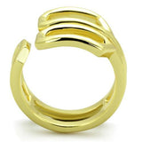TK1884 - Stainless Steel Ring IP Gold(Ion Plating) Women No Stone No Stone