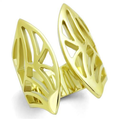 TK1902 - Stainless Steel Ring IP Gold(Ion Plating) Women No Stone No Stone