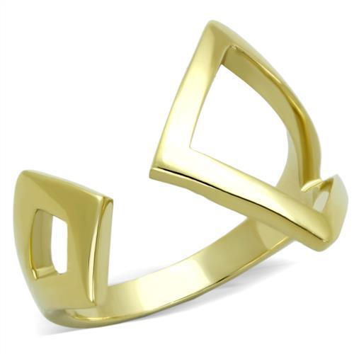 TK1903 - Stainless Steel Ring IP Gold(Ion Plating) Women No Stone No Stone