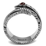 TK1967 - Stainless Steel Ring High polished (no plating) Men Top Grade Crystal Siam
