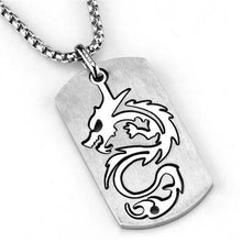 TK1980 - High polished (no plating) Stainless Steel Necklace with No Stone
