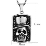 TK1985 - Stainless Steel Necklace High polished (no plating) Men No Stone No Stone