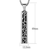 TK2007 - High polished (no plating) Stainless Steel Necklace with No Stone