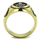 TK2050 - Stainless Steel Ring IP Gold(Ion Plating) Men No Stone No Stone