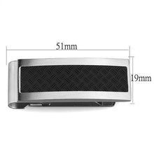 TK2076 - Stainless Steel Money clip High polished (no plating) Men No Stone No Stone