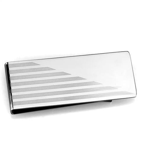 TK2077 - Stainless Steel Money clip High polished (no plating) Men No Stone No Stone