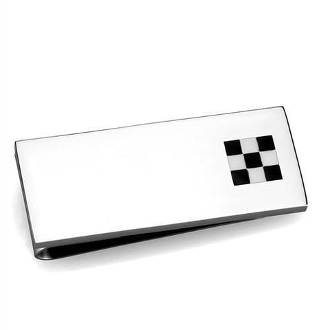TK2084 - Stainless Steel Money clip High polished (no plating) Men No Stone No Stone