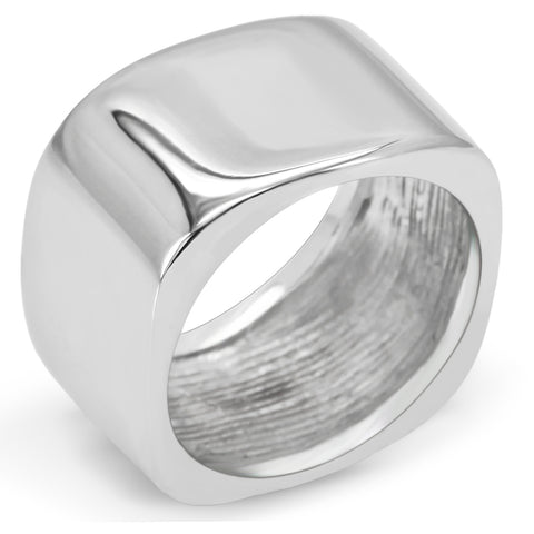 TK208 - Stainless Steel Ring High polished (no plating) Women No Stone No Stone