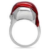 TK210 - Stainless Steel Ring High polished (no plating) Women No Stone No Stone