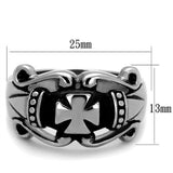 TK2141 - Stainless Steel Ring High polished (no plating) Men No Stone No Stone