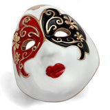 TK2142 - Stainless Steel Ring IP Rose Gold(Ion Plating) Women Epoxy Multi Color