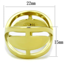 TK2157 - Stainless Steel Ring IP Gold(Ion Plating) Women No Stone No Stone