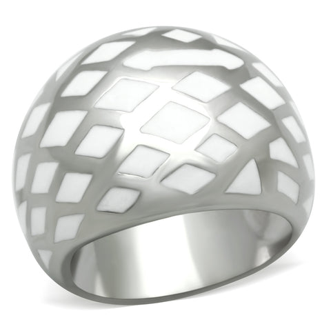 TK216 - Stainless Steel Ring High polished (no plating) Women No Stone No Stone