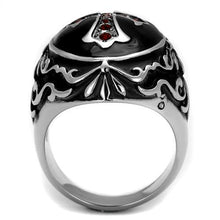 TK2229 - Stainless Steel Ring High polished (no plating) Men Top Grade Crystal Siam