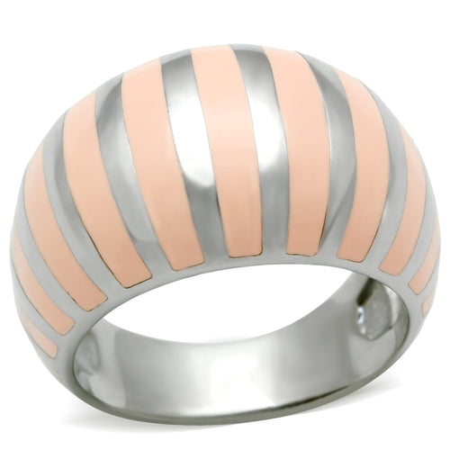 TK223 - Stainless Steel Ring High polished (no plating) Women No Stone No Stone
