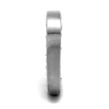 TK2261 - Stainless Steel Ring High polished (no plating) Women Top Grade Crystal Clear