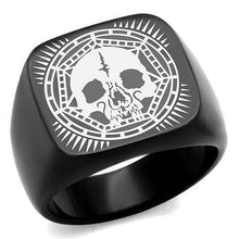 TK2306 - Stainless Steel Ring IP Black(Ion Plating) Men No Stone No Stone