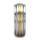 TK2390 - Stainless Steel Ring Two-Tone IP Gold (Ion Plating) Women No Stone No Stone